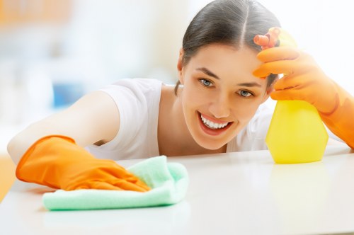 Routine carpet maintenance in a North End workplace